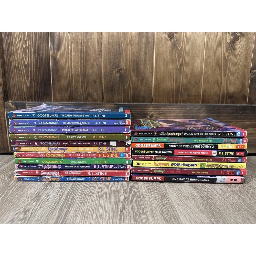 R.L. Stine 1st Print Edition Goosebumps Book Bundle - Assorted Lot - Horrorcore